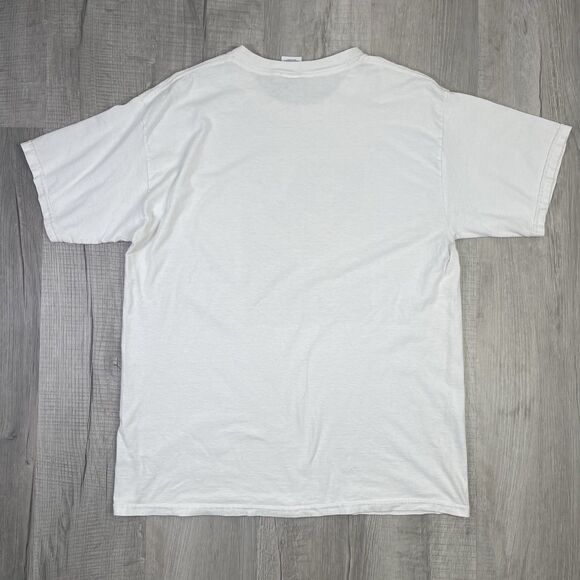 Vintage Y2K Usher Concert Tour Rap R&B T Shirt White Mens Size Large 90s J - Picture 8 of 8